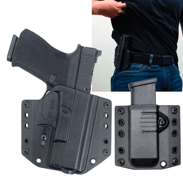 GLOCK 19-23 BCA 3.0 OWB POLYMER HOLSTER-BRAVO CONCEALMENT - 7